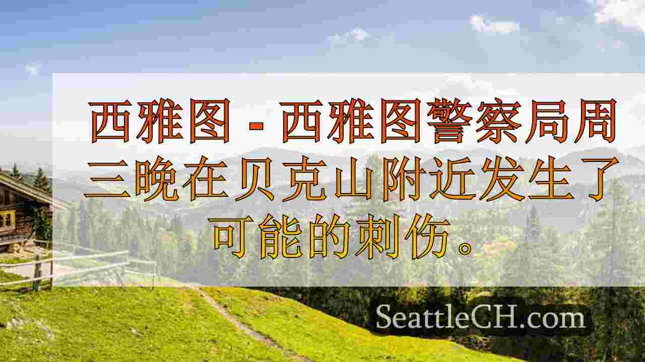 西雅图警方调查贝克山附近可能刺伤