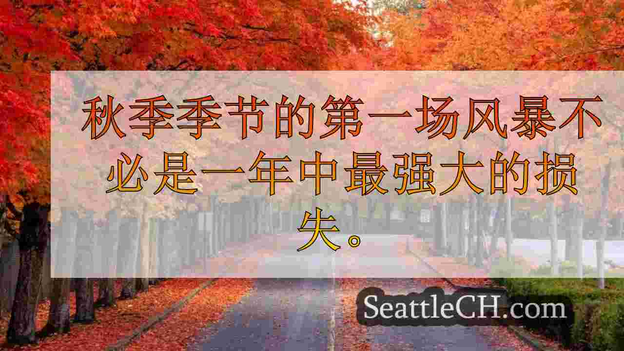 华盛顿西部的黑暗和暴风雨的星期五晚上