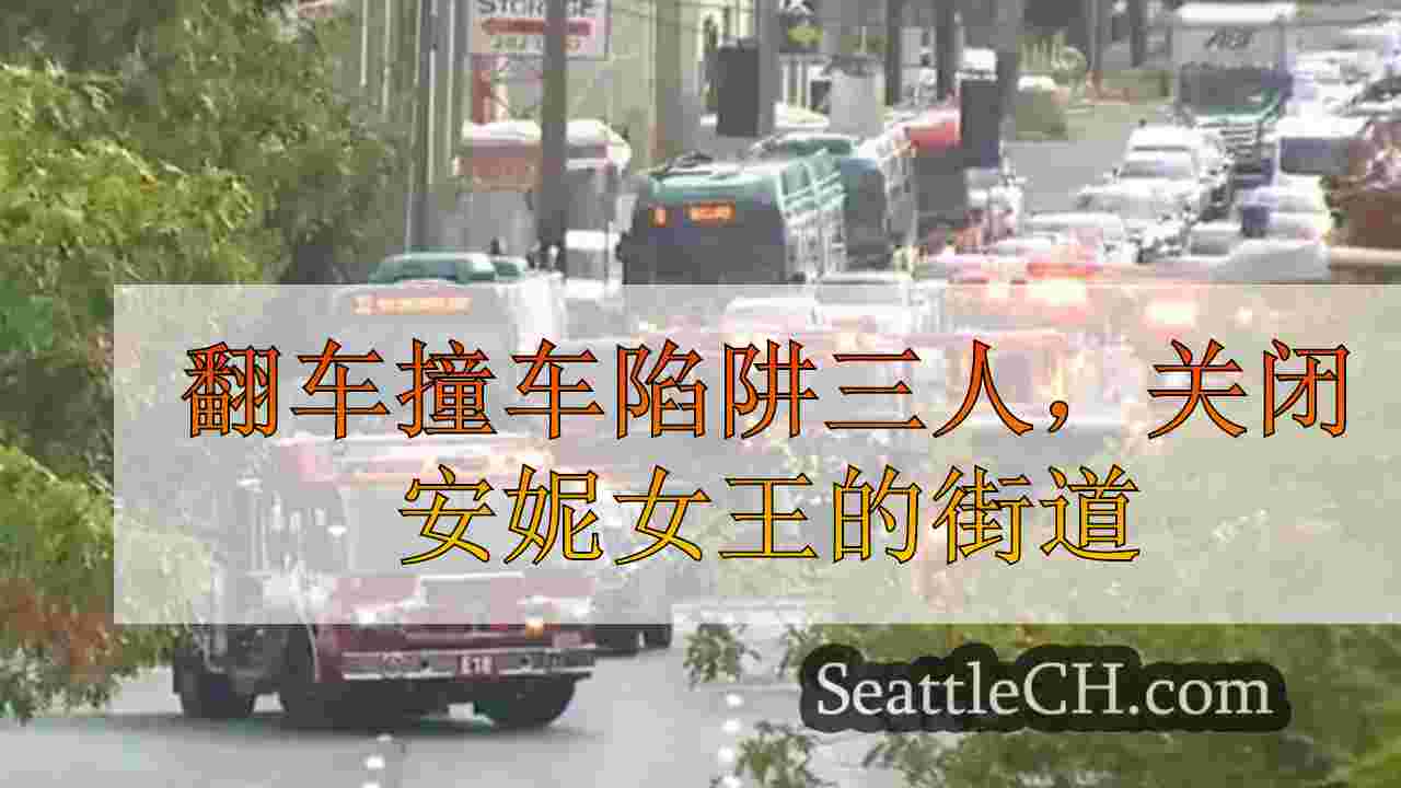 翻车撞车陷阱三人，关闭安妮女王的街道
