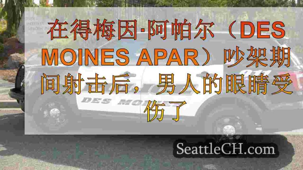 在德得梅因公寓吵架期间开枪后，男人的眼睛受伤了