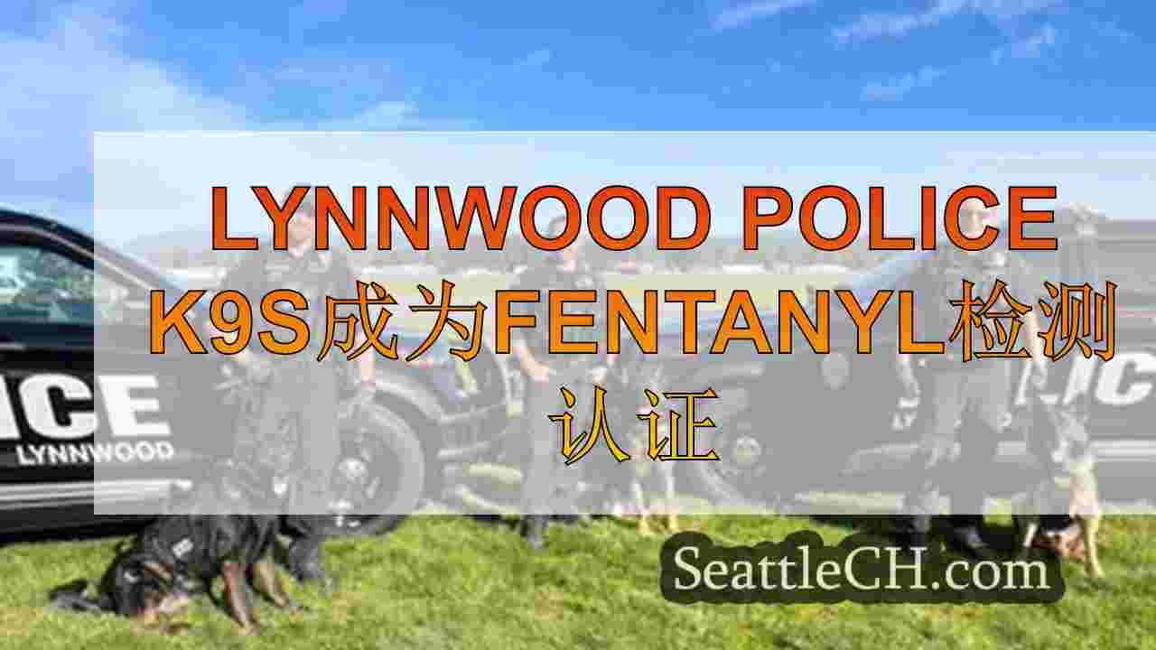 Lynnwood Police K9S成为Fentanyl检测认证
