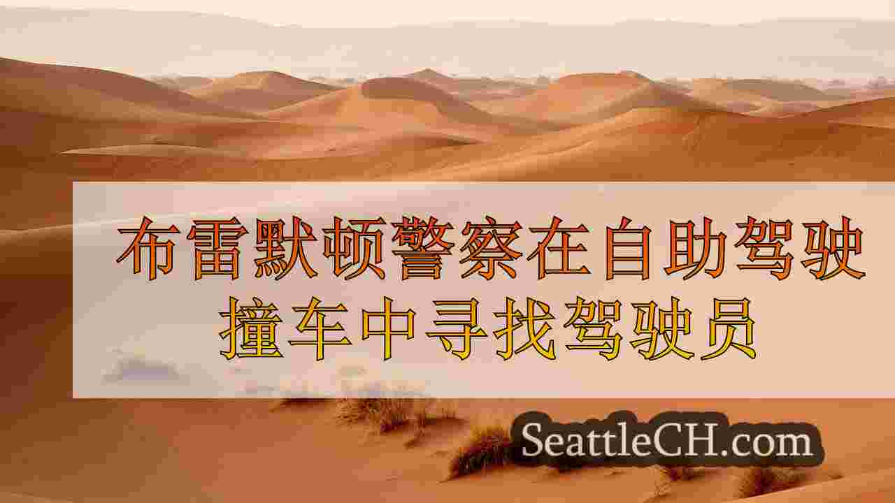布雷默顿警察在自助驾驶撞车中寻找驾驶员