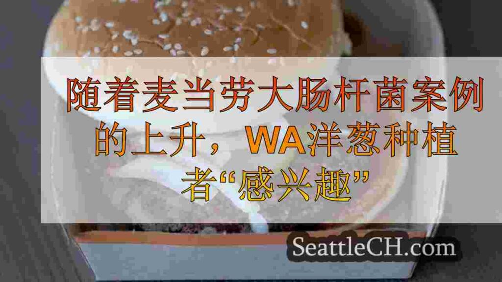 随着麦当劳大肠杆菌案例的上升，wa洋葱种植者“感兴趣”