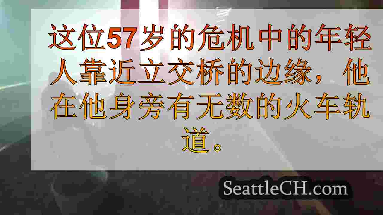 令人心动的救援：SPD官员在火车到达之前将人拉到安全秒