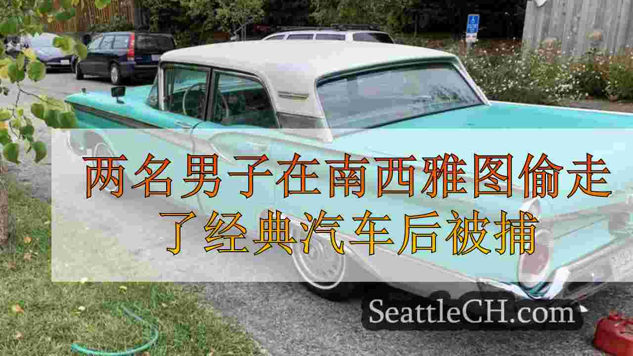 两名男子在南西雅图偷走了经典汽车后被捕