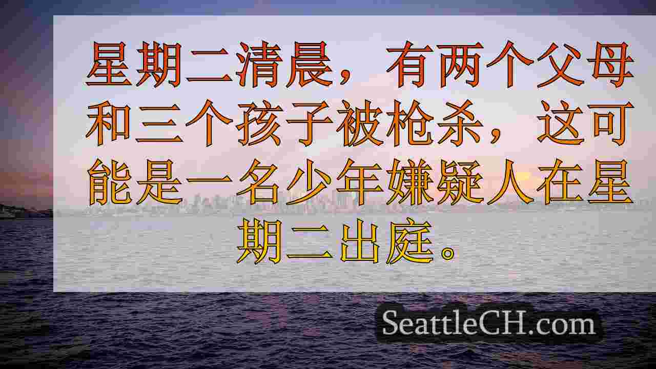 青少年嫌疑人在华盛顿州秋季市杀死5人后被拘留