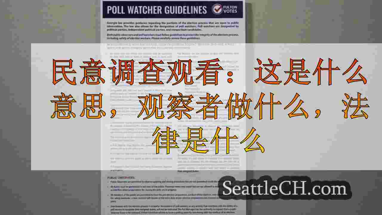 民意调查：这是什么意思，观察者做什么，法律是什么？