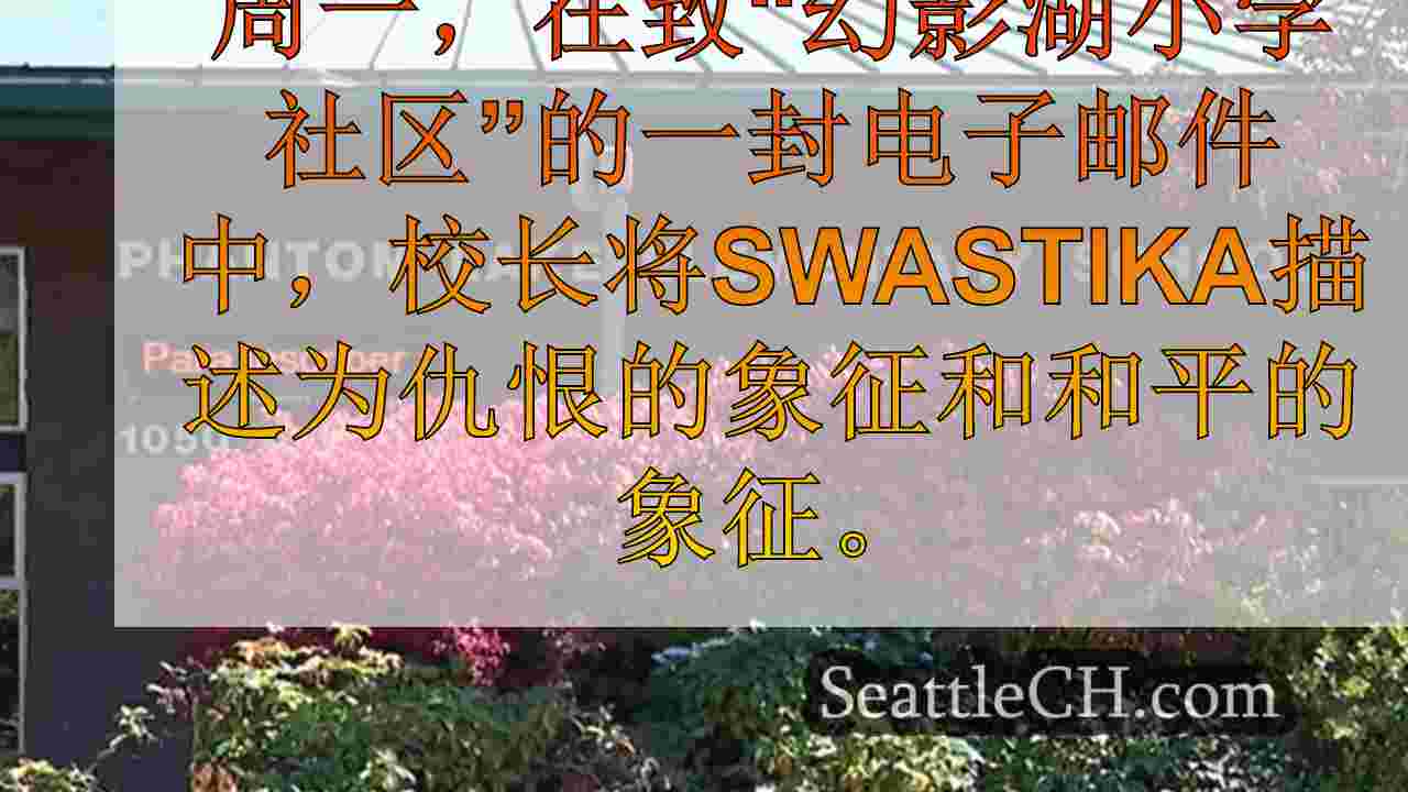 斯瓦斯蒂卡（Swastika）评论后休假的校长在贝尔维尤小学发生了愤怒