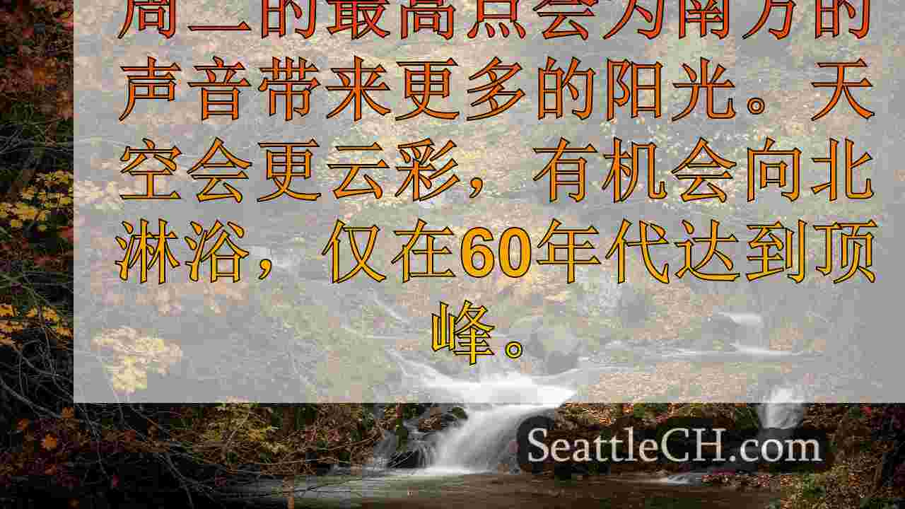 10月在西雅图的第一周，几乎没有降雨