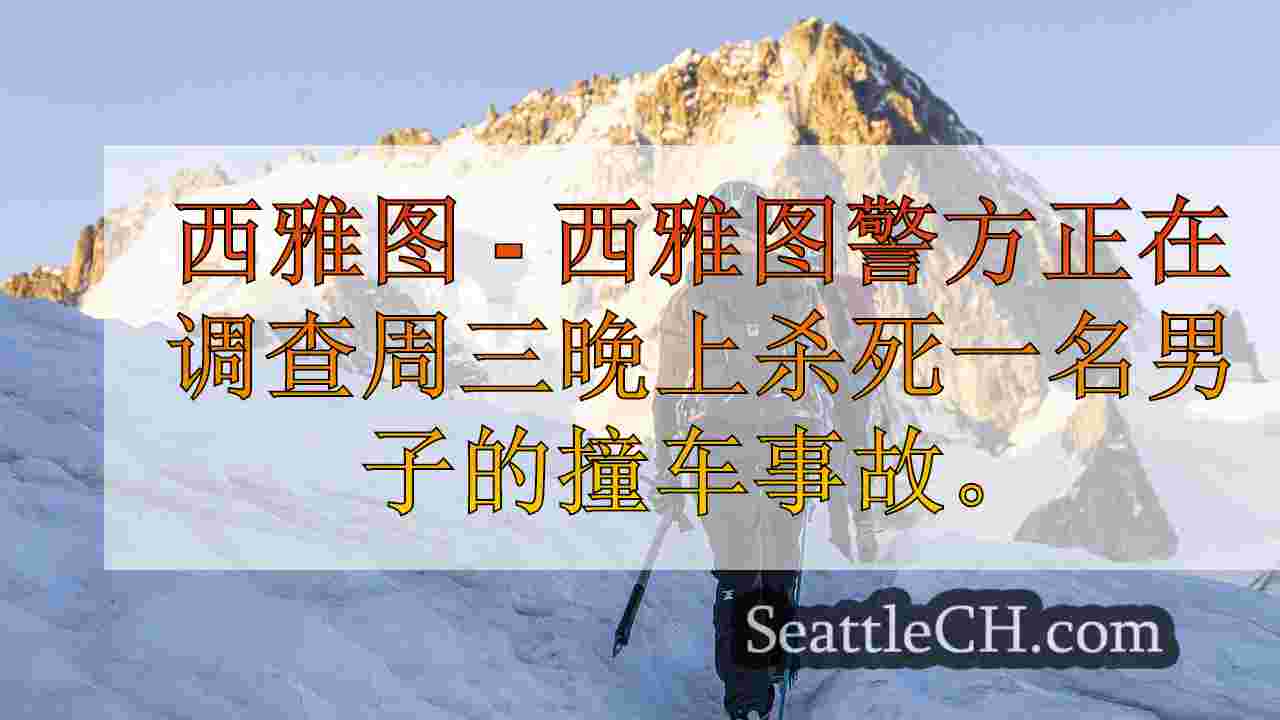 男子坠毁在西西雅图的停放的SUV中