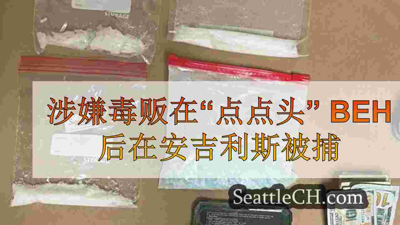 涉嫌毒品经销商在方向盘后“点头”后在安吉利斯港被捕