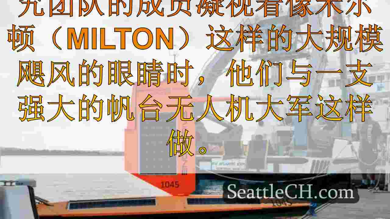UW研究人员驶入米尔顿飓风的眼睛