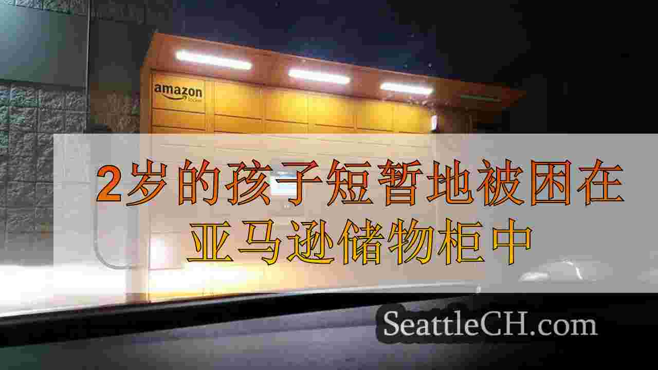2岁的孩子短暂地被困在亚马逊储物柜中