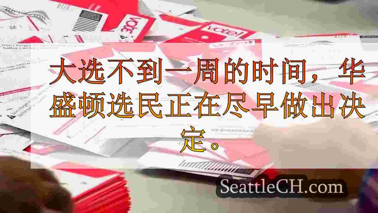 华盛顿的选民已经返回超过175万票的选票