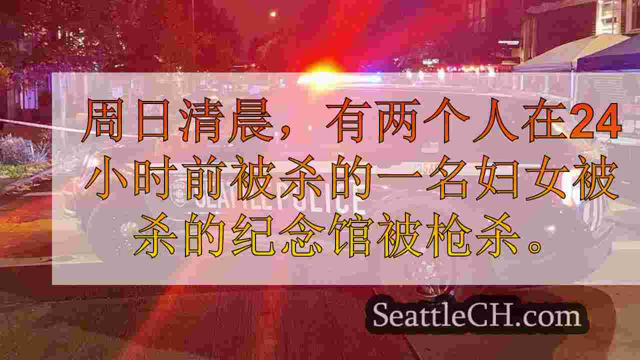 一天前在西雅图纪念馆拍摄2次枪杀