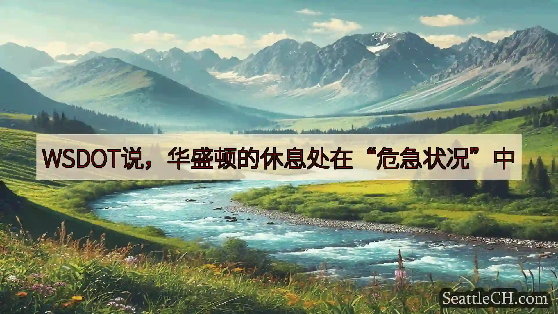西雅图新闻 WSDOT说，华盛顿的休息处在“危急状况”中