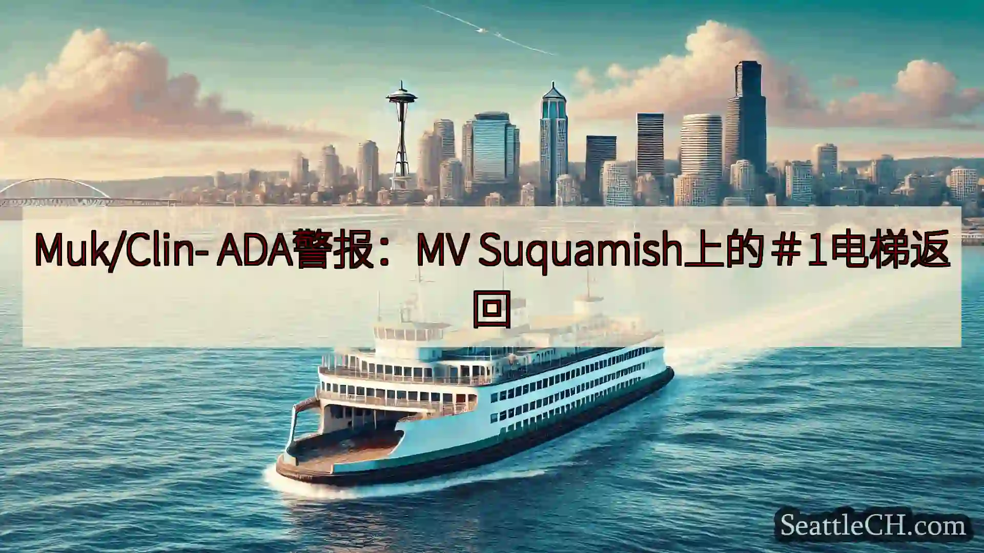 西雅图渡轮新闻 Muk/Clin- ADA警报：MV