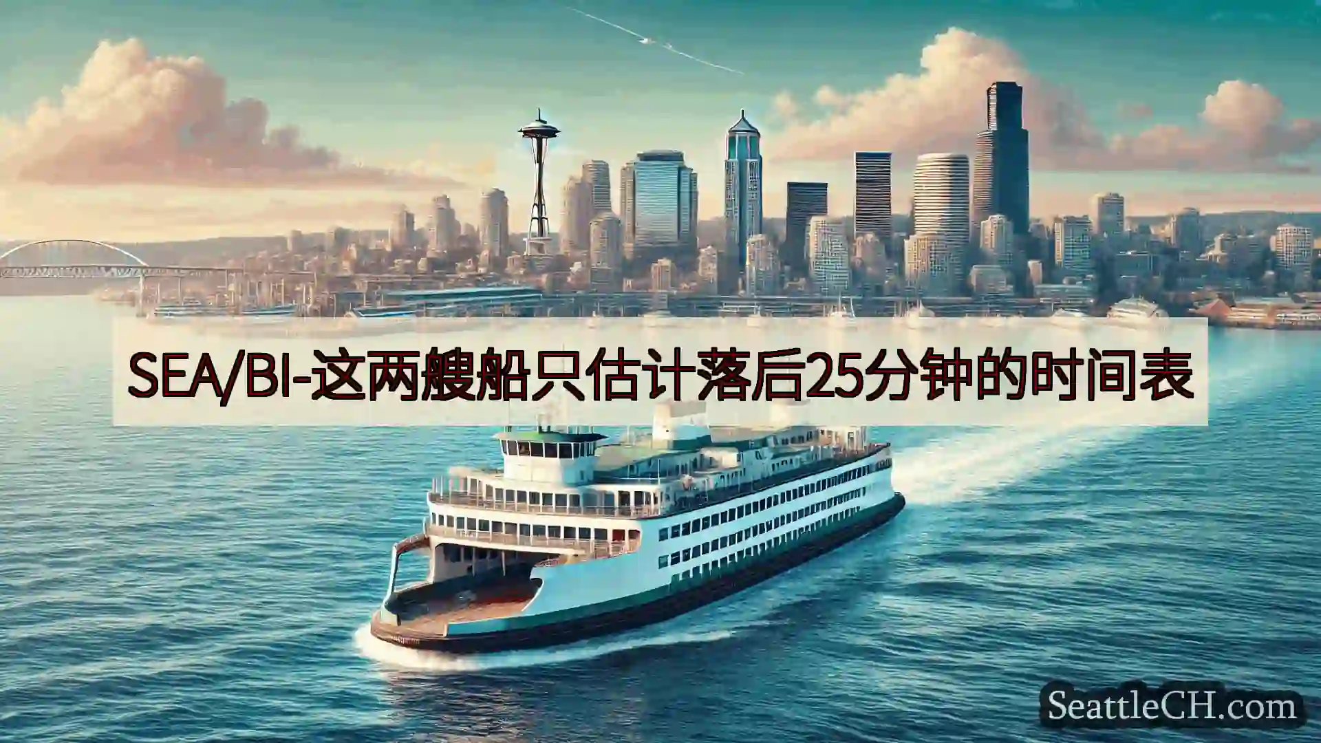 西雅图渡轮新闻 SEA/BI-这两艘船只估计落后25分钟的时间表https://wsd
