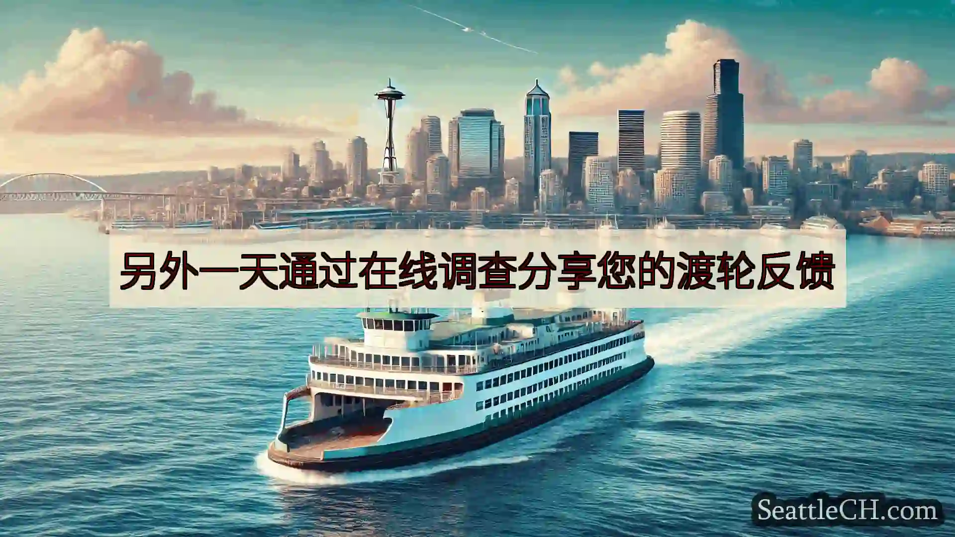 西雅图渡轮新闻 另外一天通过在线调查分享您的渡轮反馈