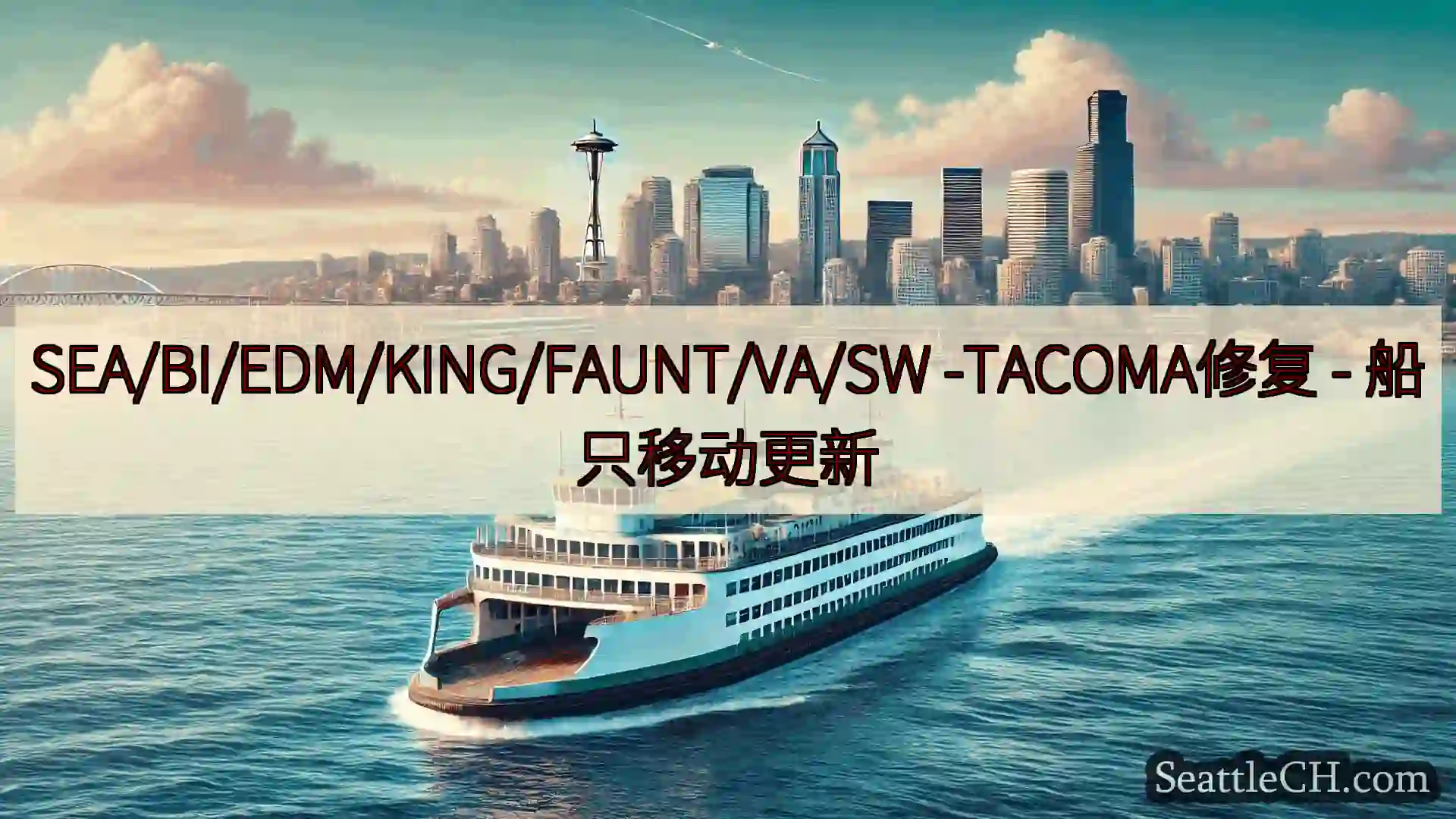 西雅图渡轮新闻 SEA/BI/EDM/KING/FAUNT/VA/SW