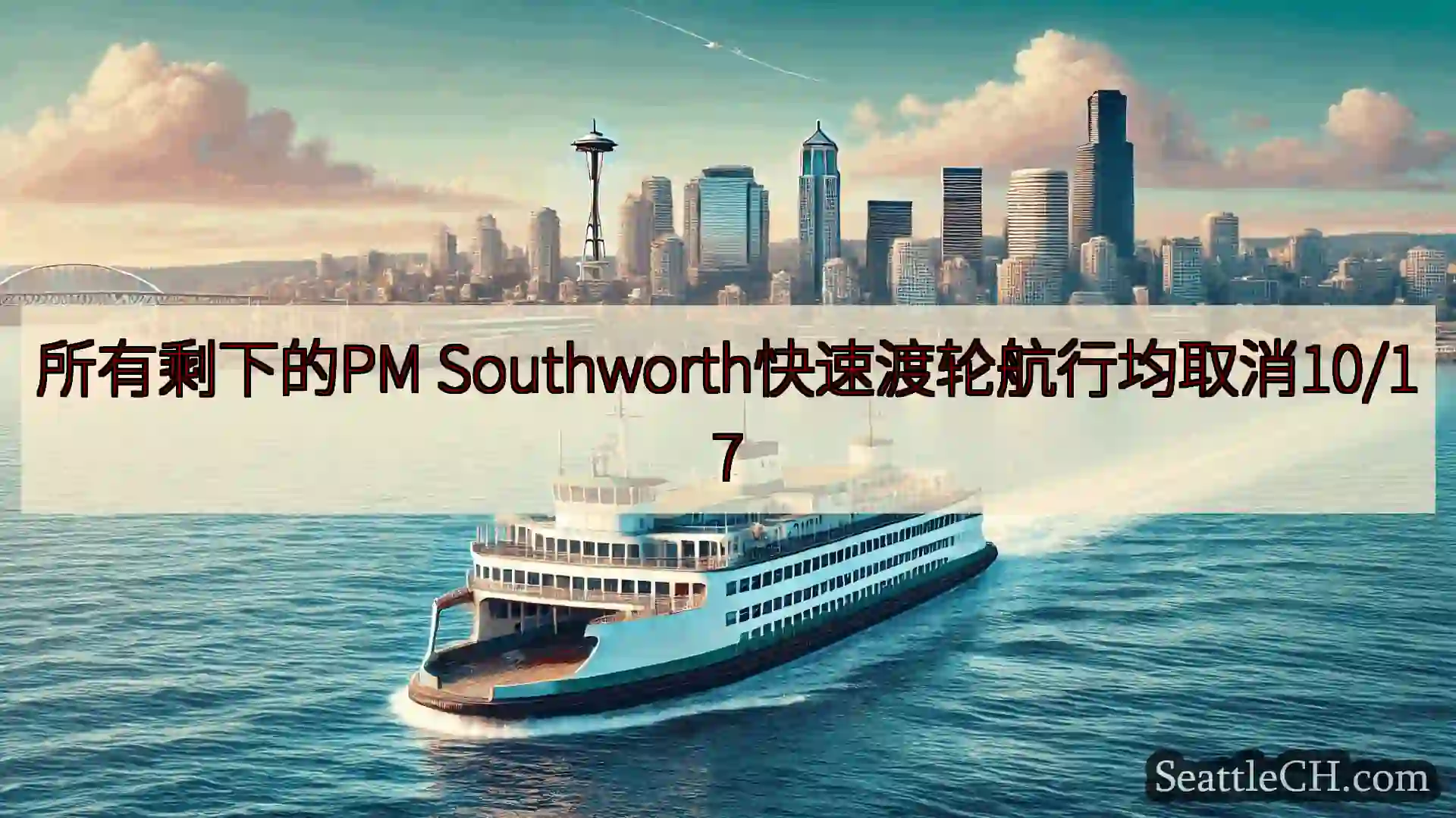 西雅图渡轮新闻 所有剩下的PM