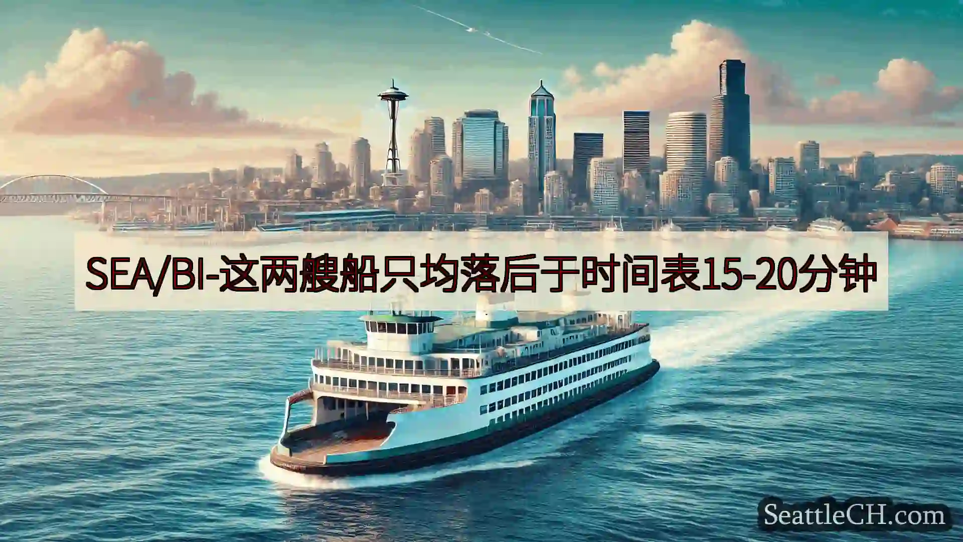 西雅图渡轮新闻 SEA/BI-这两艘船只均落后于时间表15-20分钟https://w