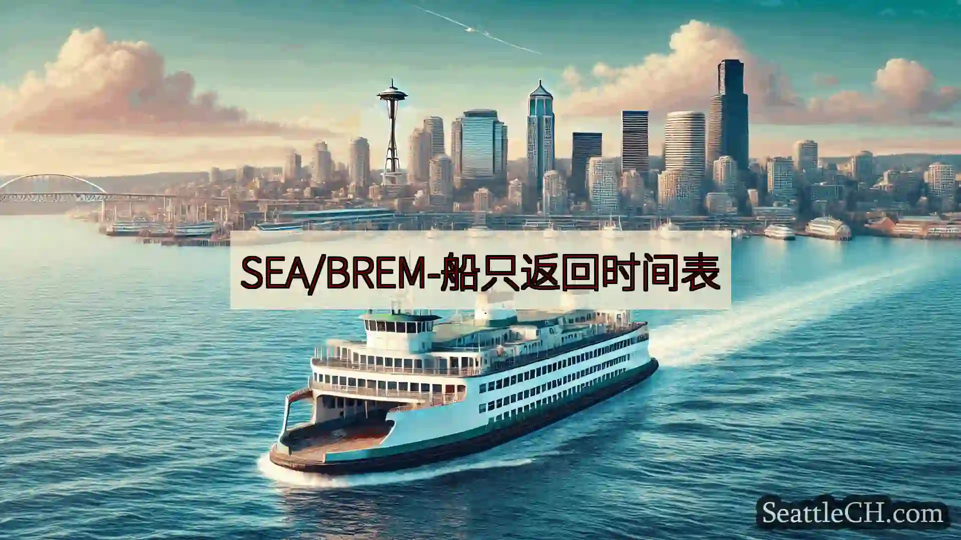 西雅图渡轮新闻 SEA/BREM-船只返回时间表https://wsdot.com/f