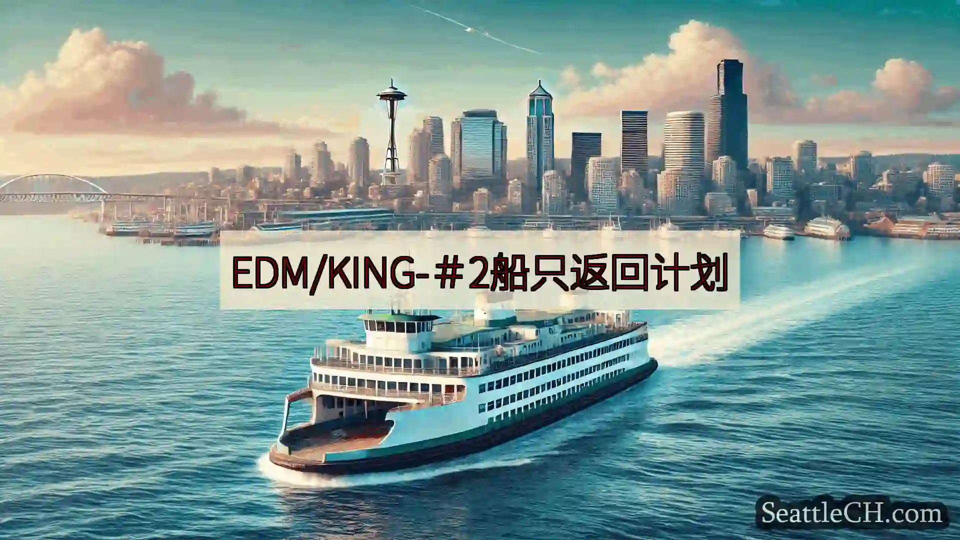 西雅图渡轮新闻 EDM/KING-＃2船只返回计划https://wsdot.com/