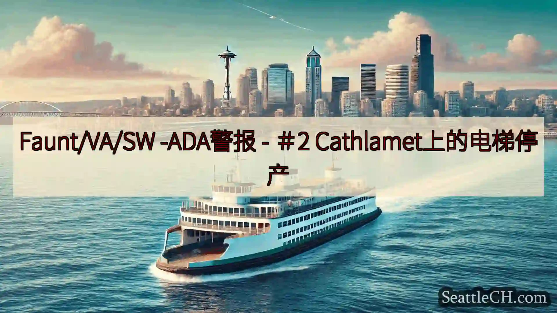 西雅图渡轮新闻 Faunt/VA/SW -ADA警报 - ＃2