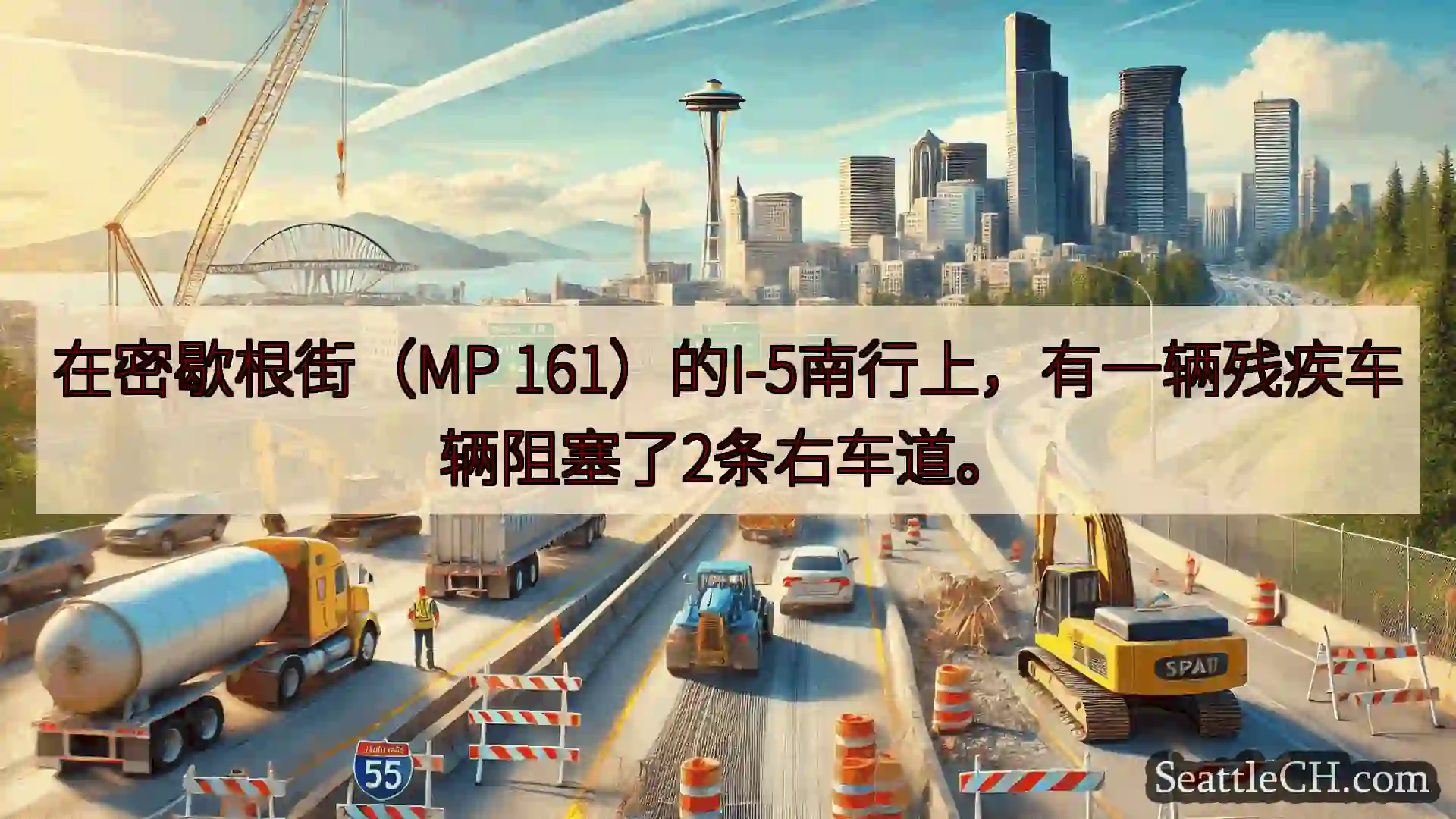 西雅图交通新闻 在密歇根街（MP