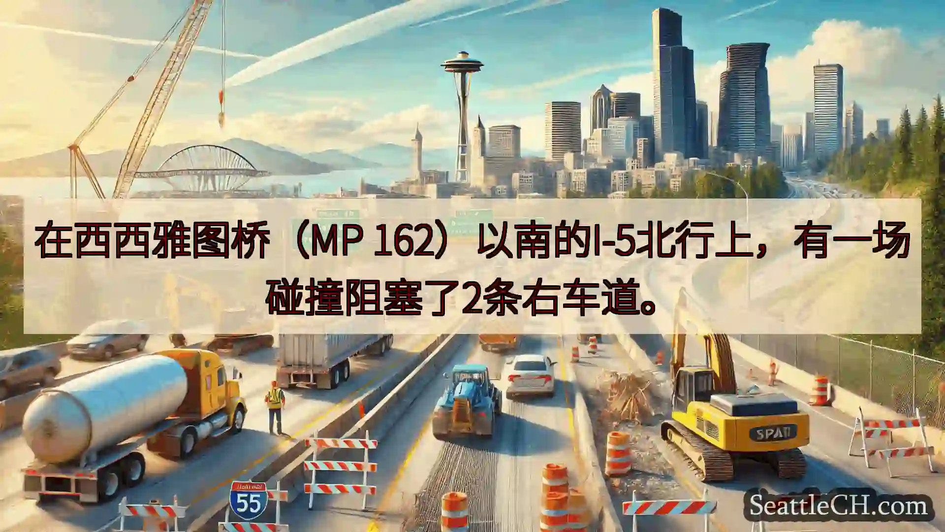 西雅图交通新闻 在西西雅图桥（MP