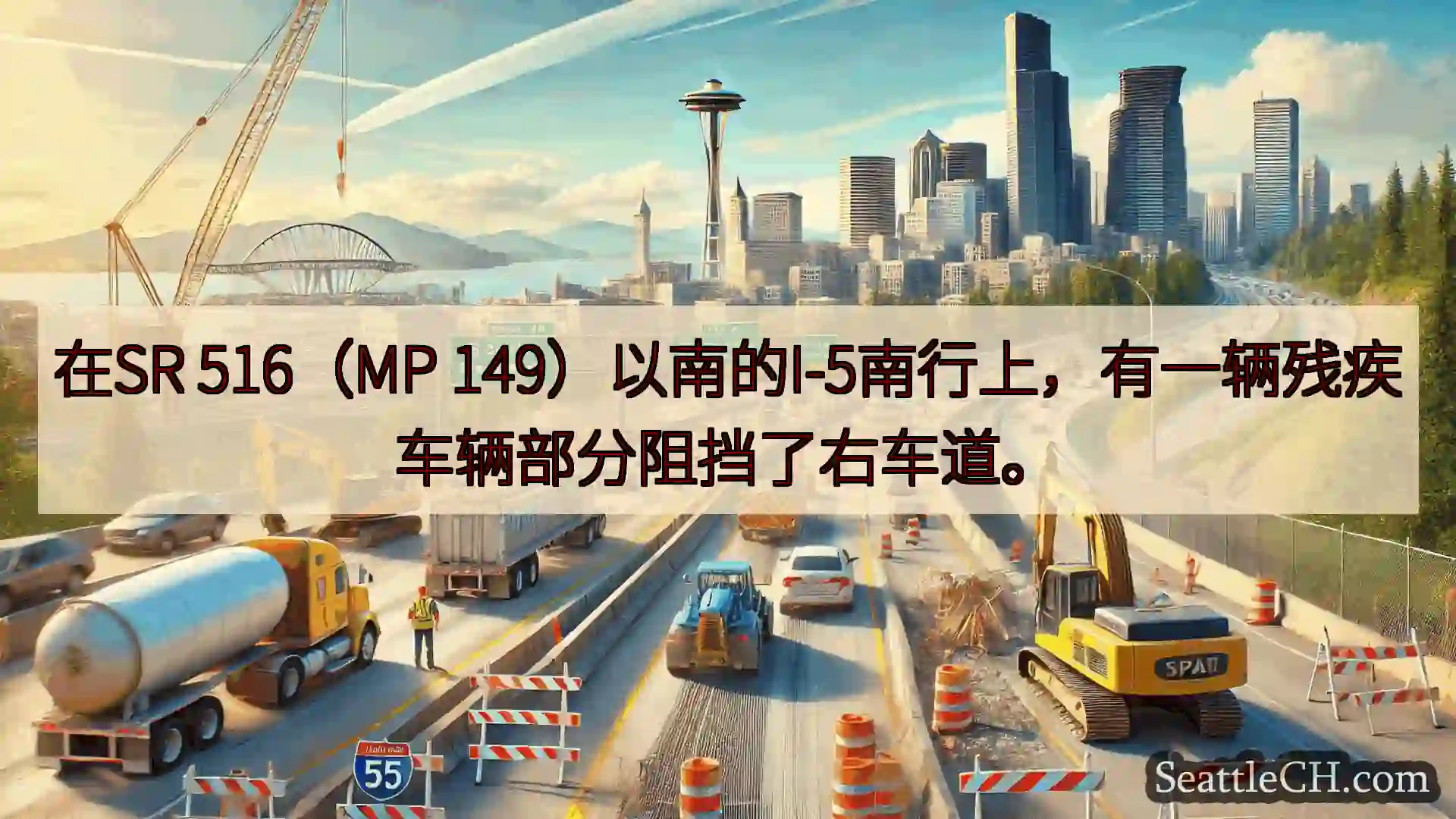 西雅图交通新闻 在SR 516（MP