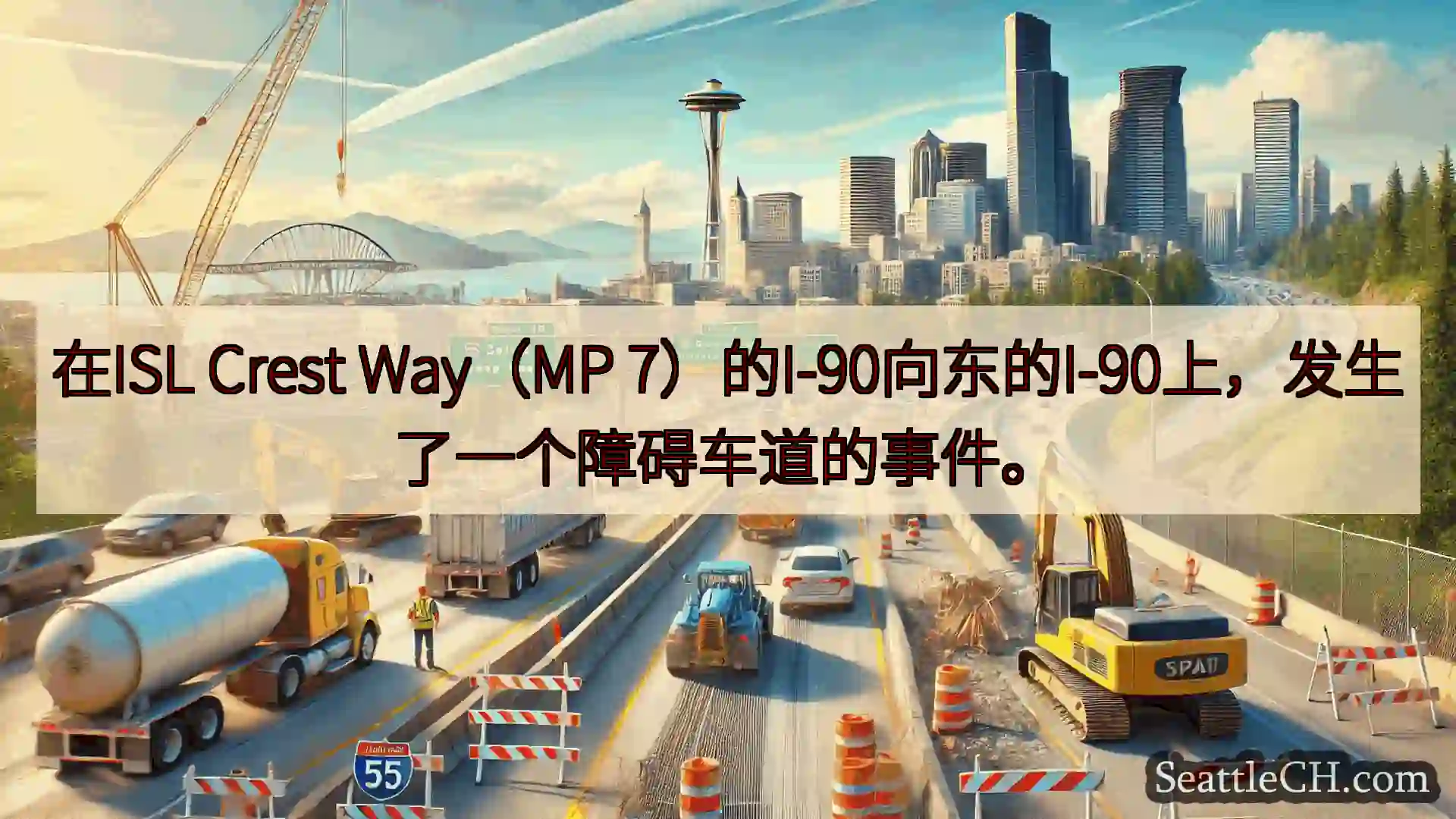 西雅图交通新闻 在ISL Crest Way（MP