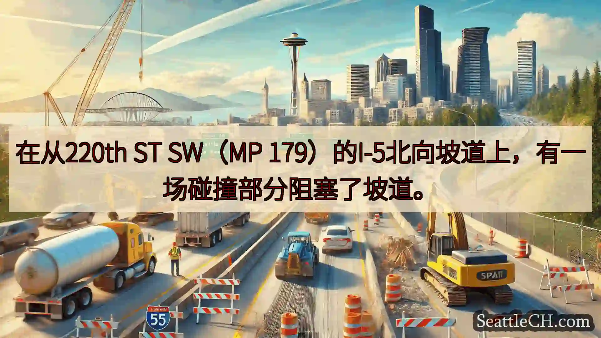西雅图交通新闻 在从220th ST SW（MP