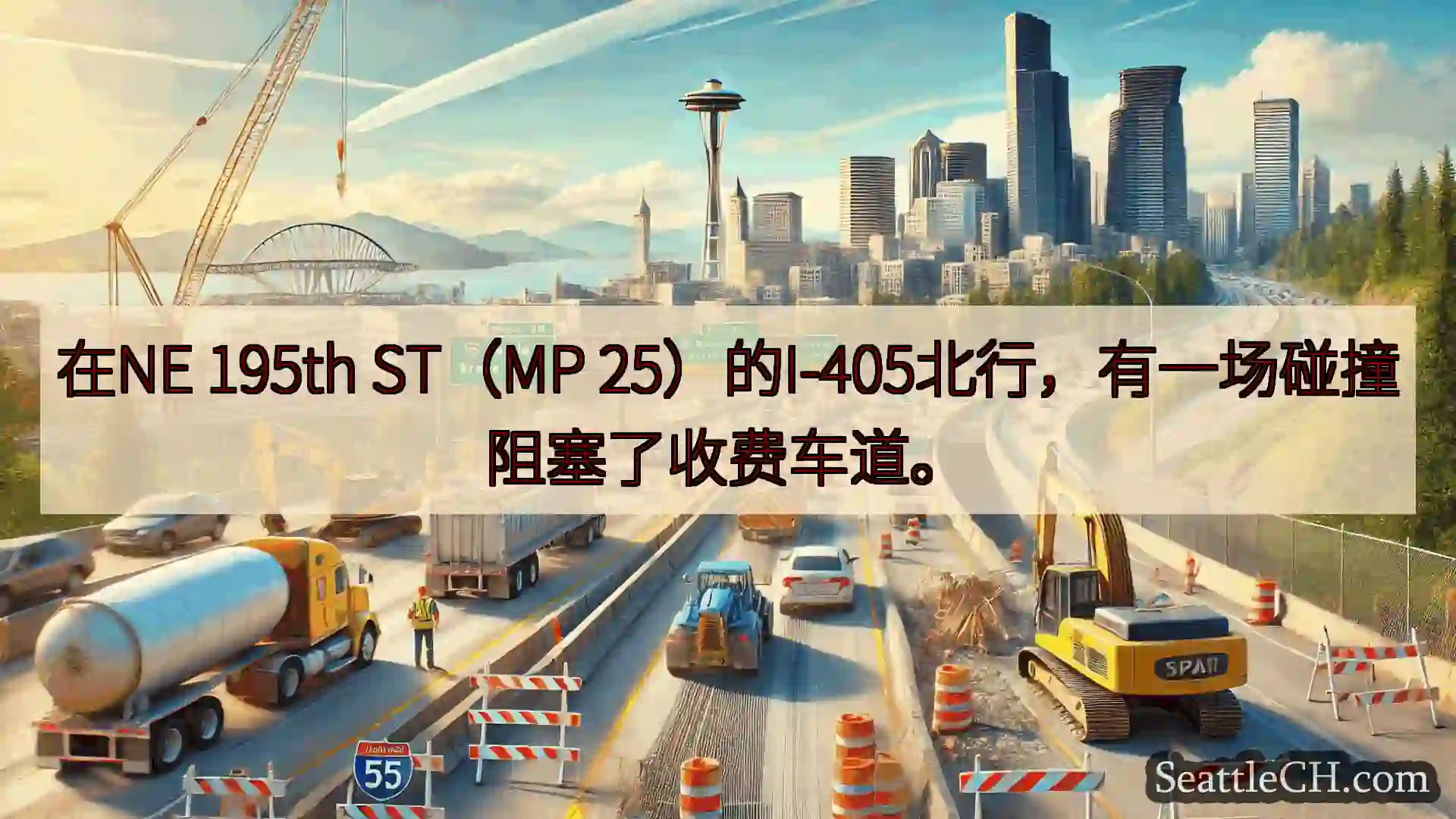 西雅图交通新闻 在NE 195th ST（MP