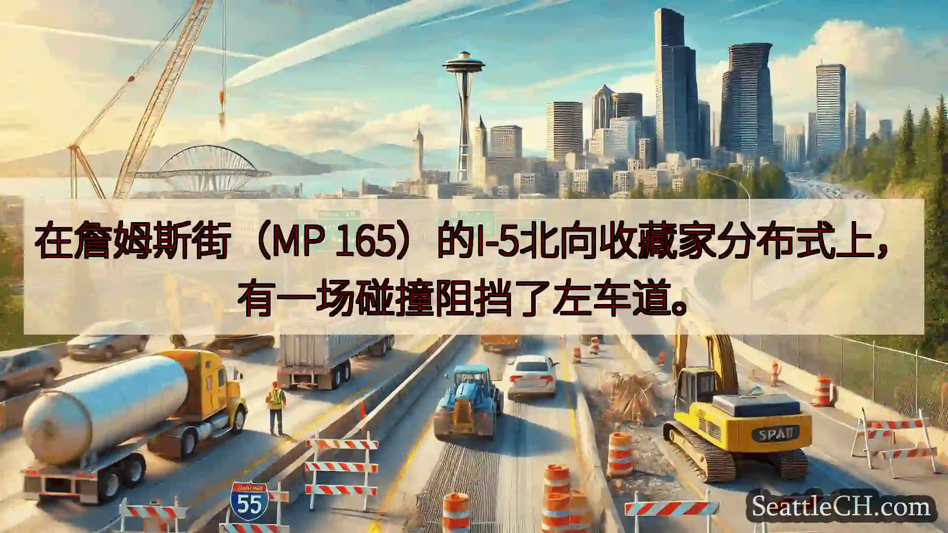 西雅图交通新闻 在詹姆斯街（MP