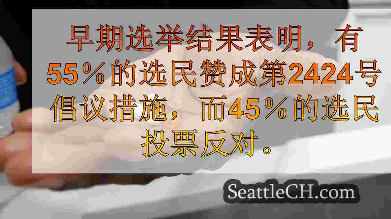 最初的选举结果表明，选民有利于WA Cares倡议2124