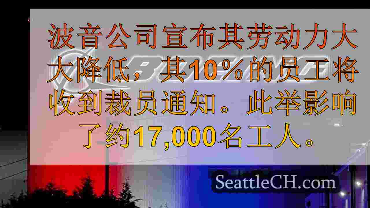 波音在重大财务斗争中宣布10％的劳动力裁员