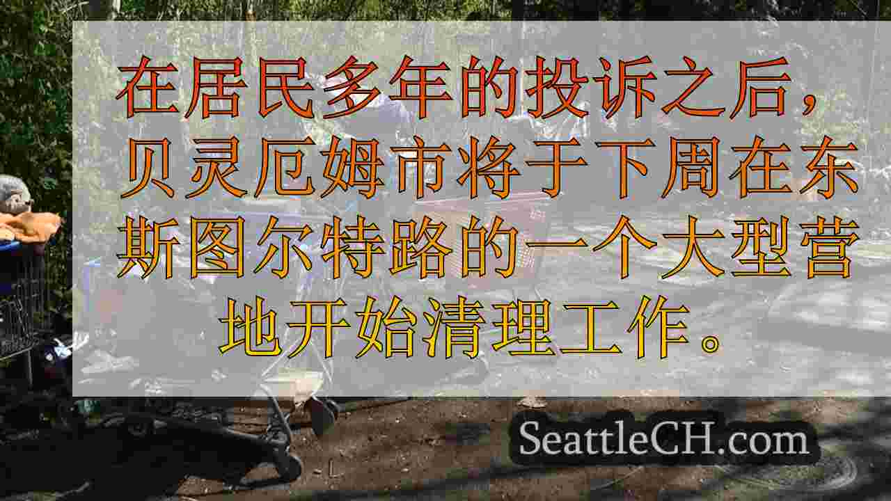 贝灵汉经过多年的投诉，开始清理有争议的营地