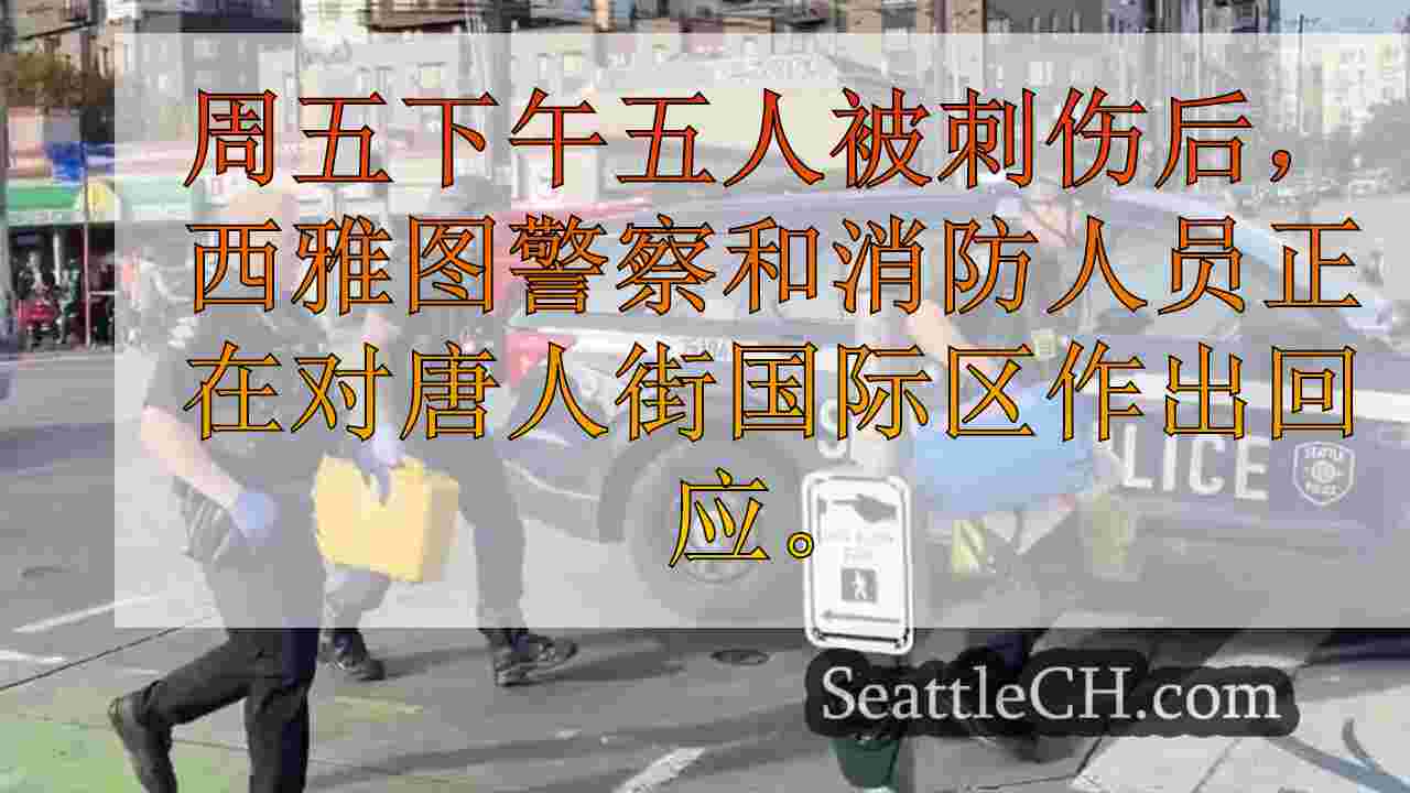 周五下午，有5人在西雅图的唐人街国际区刺伤