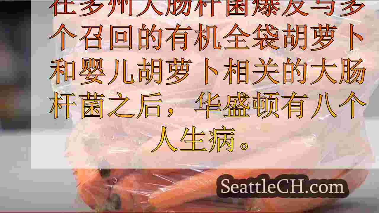 华盛顿报告了袋式胡萝卜的多态大肠杆菌爆发中的8例