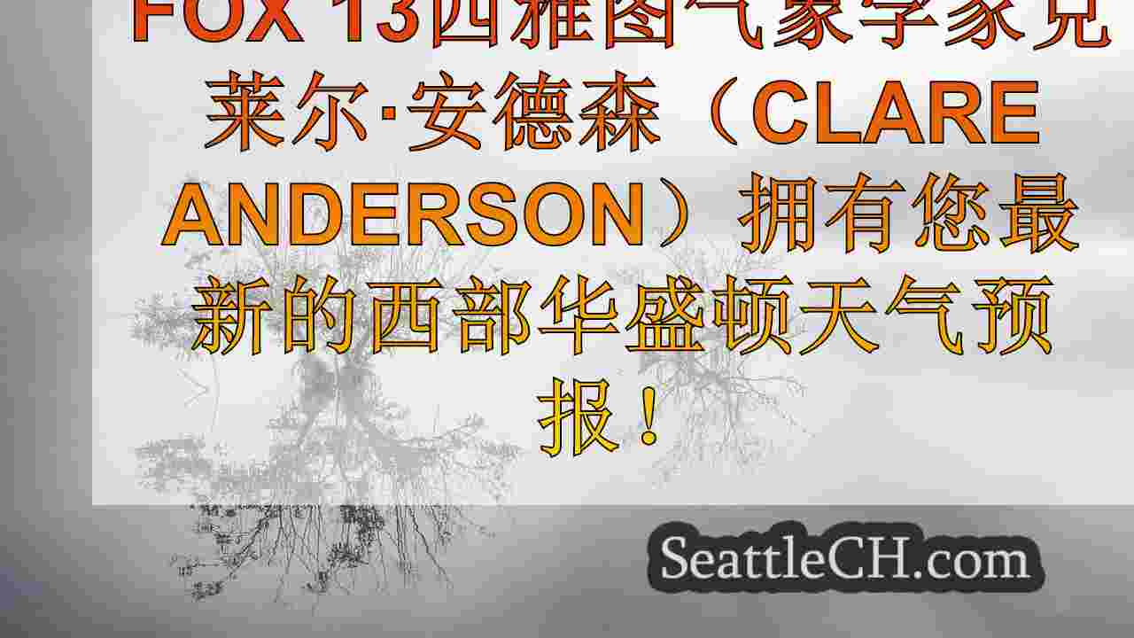西雅图天气：西澳海岸“炸弹旋风”带来大风，雨