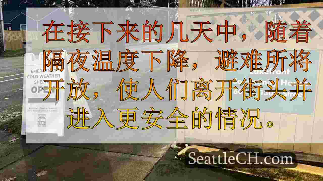 金县寒冷的庇护所在感恩节冷扣期间向无家可归者开门