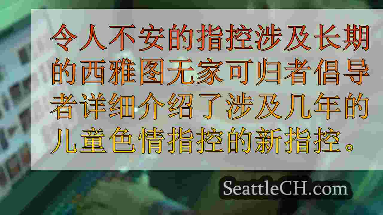 著名的西雅图无家可归者倡导者面临儿童色情收费