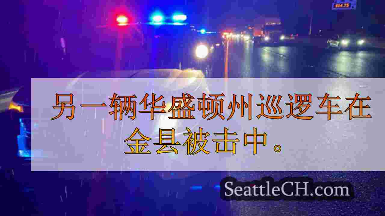另一辆WSP巡逻车在金县撞上，第6辆车在5天内撞到