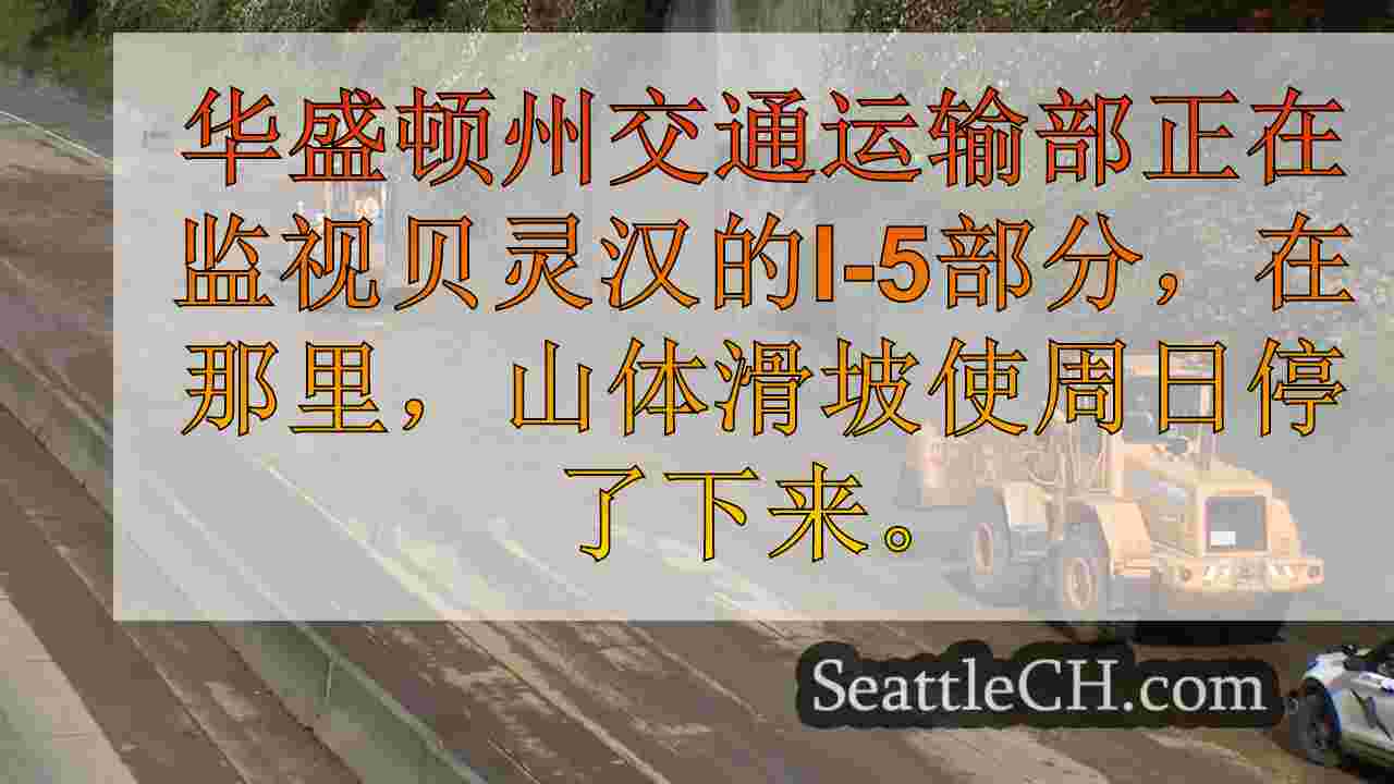 WSDOT在I-5上应对意外的滑坡，强调植被维护的重要性