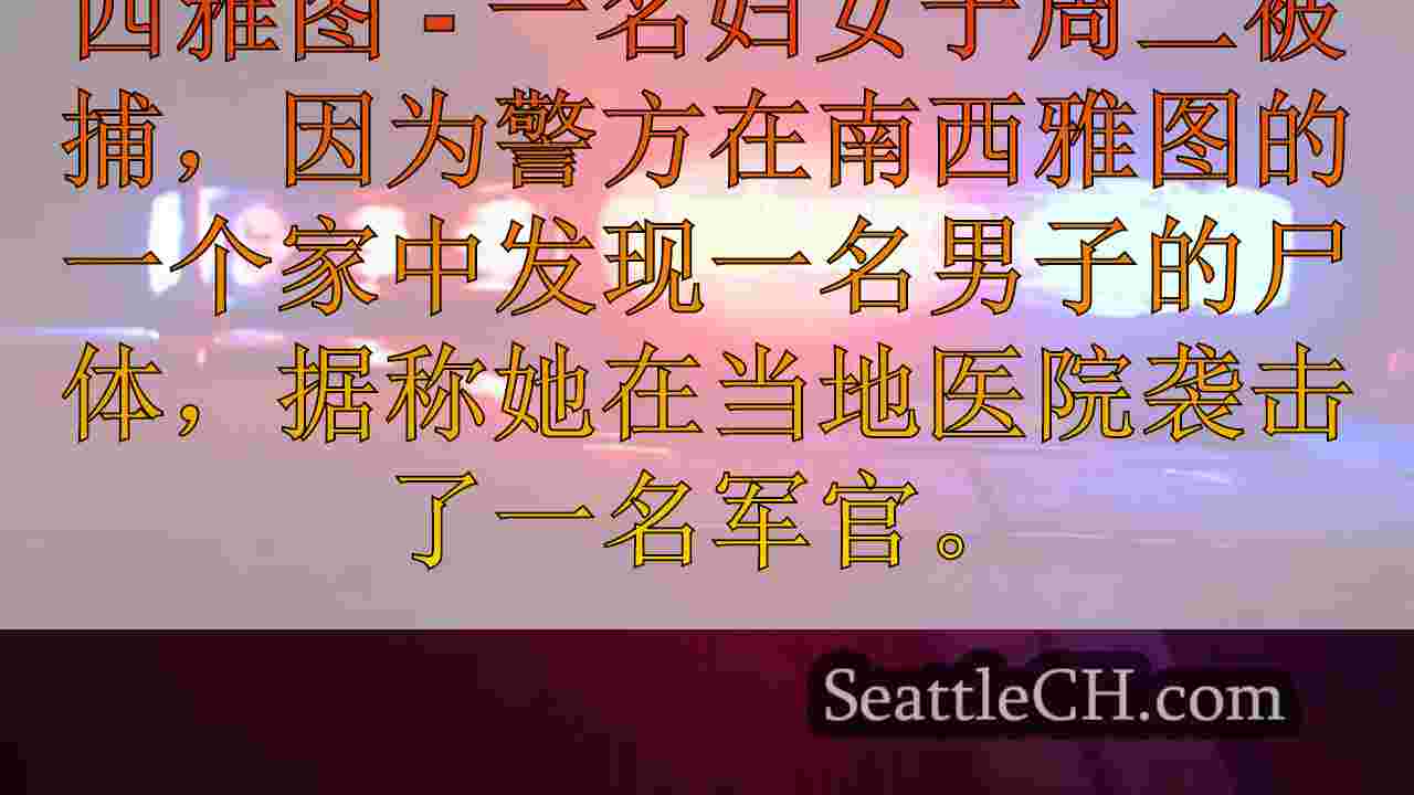 被指控逮捕南西雅图谋杀案官员的妇女在被捕期间：SPD
