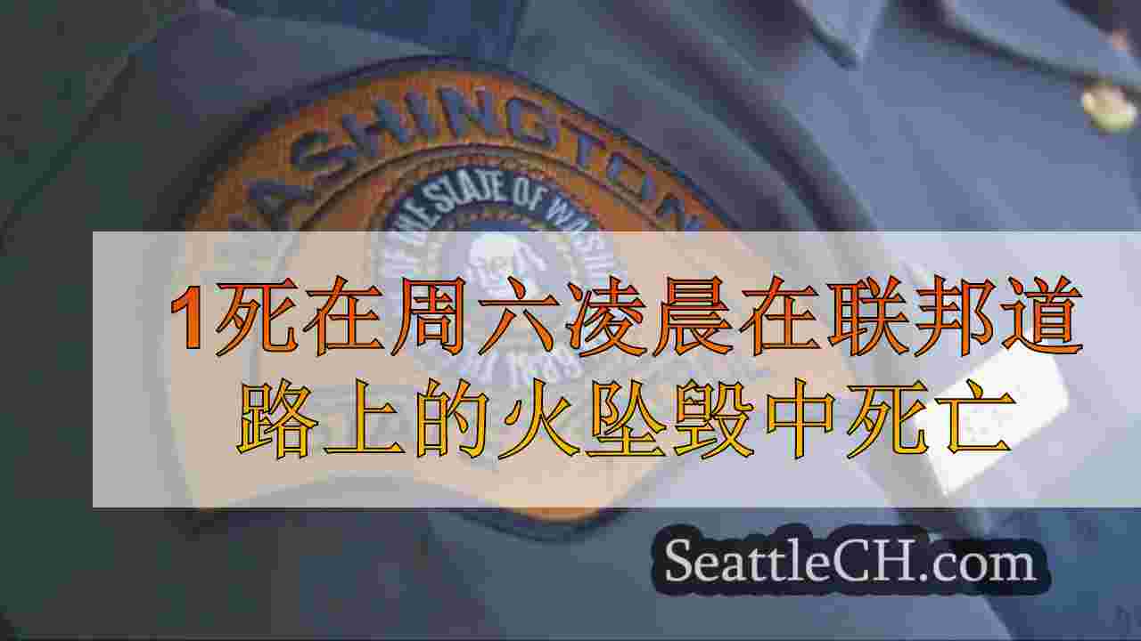1死在周六凌晨在联邦道路上的火坠毁中死亡
