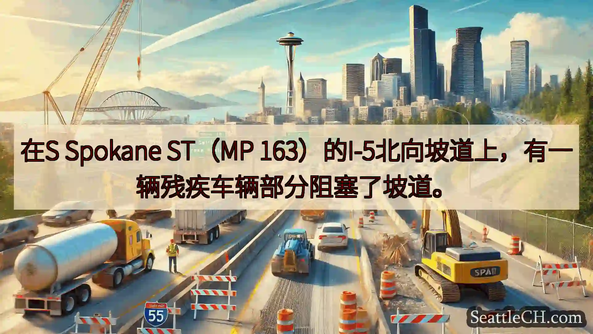 西雅图交通新闻 在S Spokane ST（MP