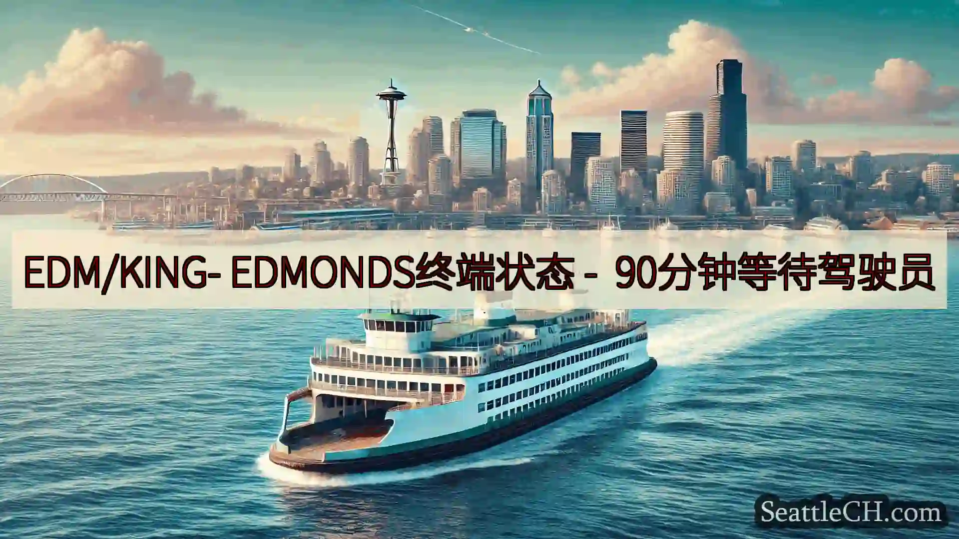 西雅图渡轮新闻 EDM/KING- EDMONDS终端状态 -